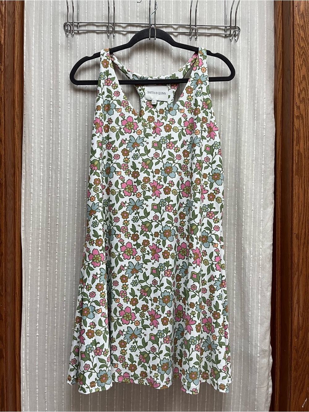 NWOT Smith & Quinn Campbell Active Dress XXL Retro Floral Racerback Tennis RARE